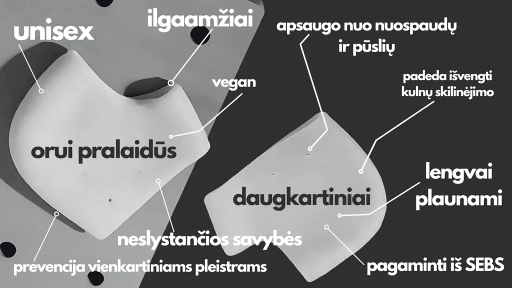 Raddo pėdų komfortas žygių, kelionių, švenčių metu.